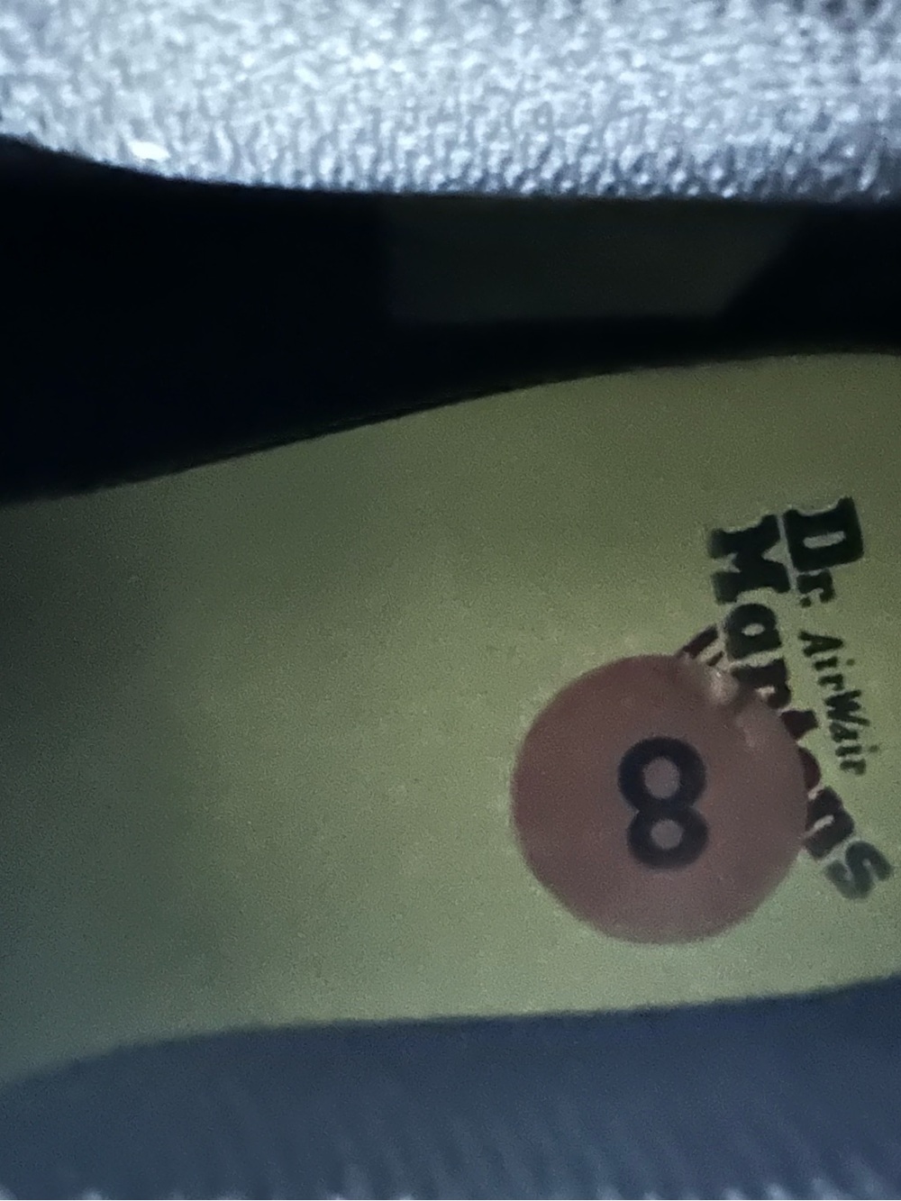 Dr.Martens 5EYE Quad Max Distressed Leather Platform Shoes Lime Green/Black NWOT - Picture 5 of 7